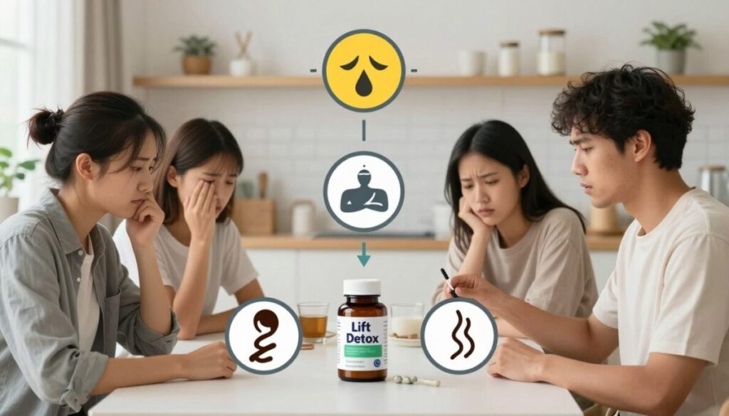 efeitos colaterais Lift Detox Caps